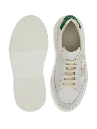 Ferragamo Gancini-patch Calfskin Sneakers