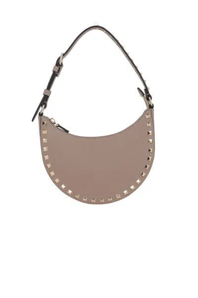 Valentino Garavani Rockstud Zip-up Tote Bag In Purple