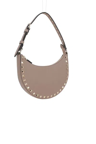 Valentino Garavani Rockstud Zip-up Tote Bag In Purple