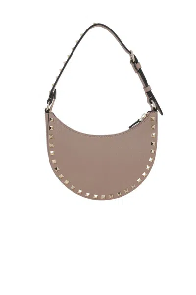 Valentino Garavani Rockstud Zip-up Tote Bag In Purple