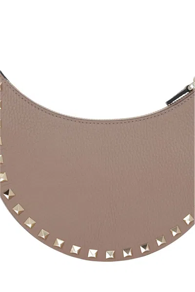 Valentino Garavani Rockstud Zip-up Tote Bag In Purple