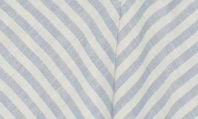 Max Studio Stripe Button Front A-line Skirt