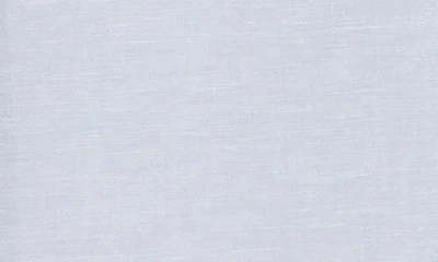 Gino Vitale Slim Fit Solid Linen Blend Blazer In Blue