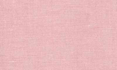 Gino Vitale Slim Fit Solid Linen Blend Blazer In Pink