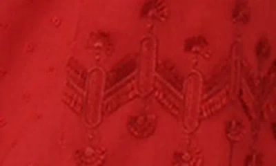 Belle & Bloom Sunny Afternoon Embroidered Drop Waist Minidress