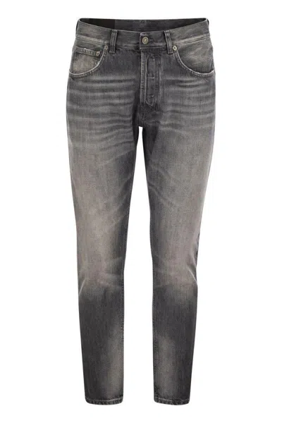 Dondup Pantalone Dian Nero Lavato