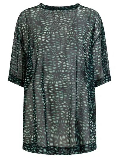 Shop Dries Van Noten Sheer Oversized T-shirt