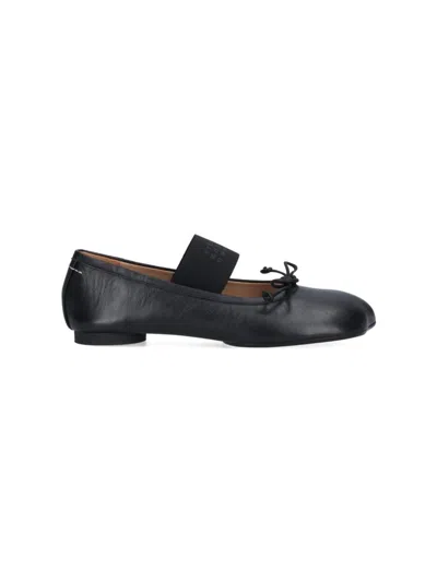MM6 MAISON MARGIELA ANATOMIC" BALLERINAS - BLACK 