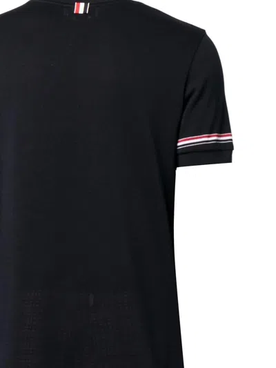 Thom Browne Polo Shirt With Lapel Short Sleeve