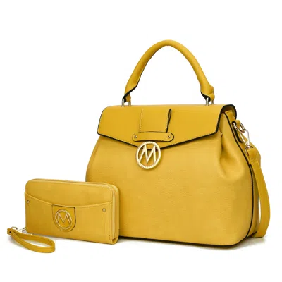 Mkf Collection By Mia K Aurora Satchel & Wristlet Wallet Handbag Purse By Mia K.