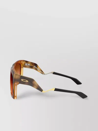 Oakley Square Frame Sunglasses Tortoiseshell Pattern