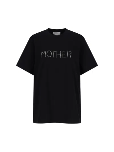 Stella Mccartney Crew Neck Studded Lettering Top