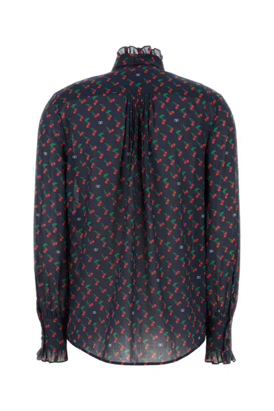 Valentino Garavani Women Printed Cotton Shirt