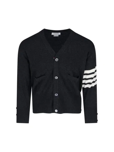 Thom Browne Cardigan In Black
