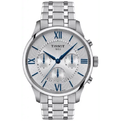 Tissot Chemin Des Tourelles Automatic Chronograph Silver Dial Steel Men's Watch T139.462.11.038.00