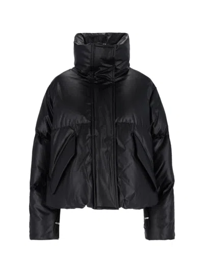 Mm6 Maison Margiela Pleather Puffer Jacket