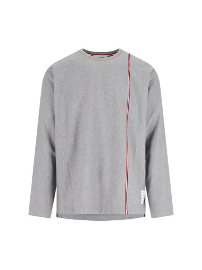 Thom Browne Logo T-shirt - Grey