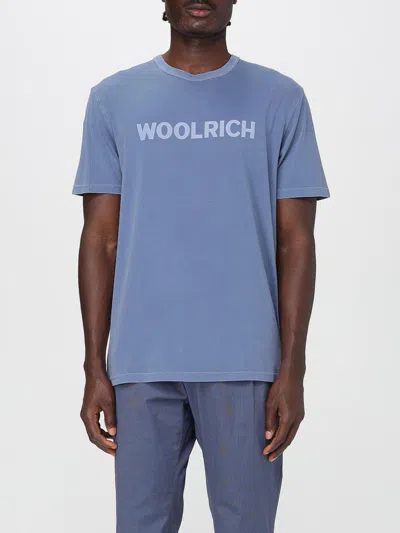 Woolrich Light Garment Dyed T-shirt With Logo