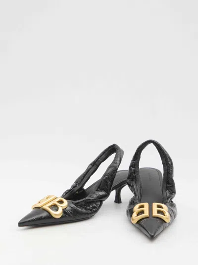 Balenciaga Monaco 50mm Slingback Pumps