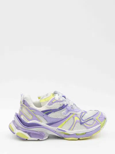 Balenciaga Purple Runner 2.0 Low Top Sneakers