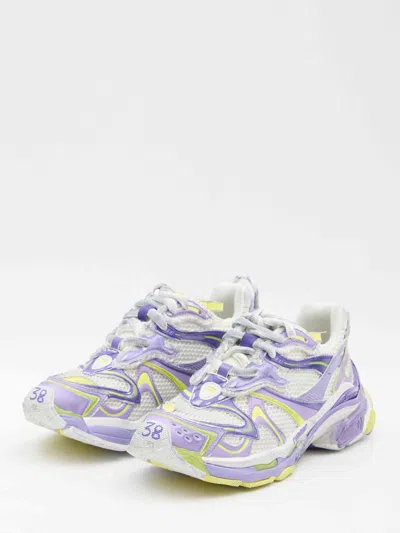 Balenciaga Purple Runner 2.0 Low Top Sneakers