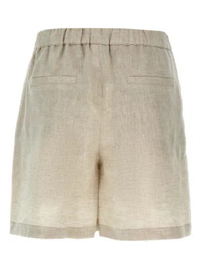 Brunello Cucinelli Linen Shorts Bermuda And Short