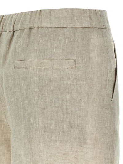 Brunello Cucinelli Linen Shorts Bermuda And Short