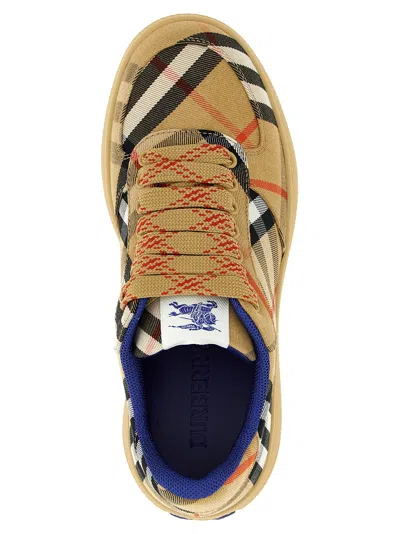 Burberry Women Embroidered Canvas Terrance Sneakers