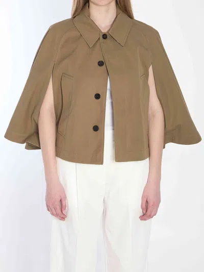 Burberry Water-repellent Button-up Cape