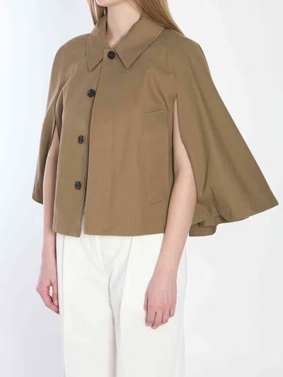 Burberry Water-repellent Button-up Cape