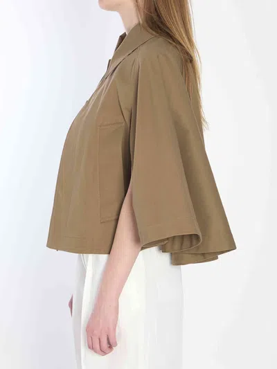 Burberry Water-repellent Button-up Cape