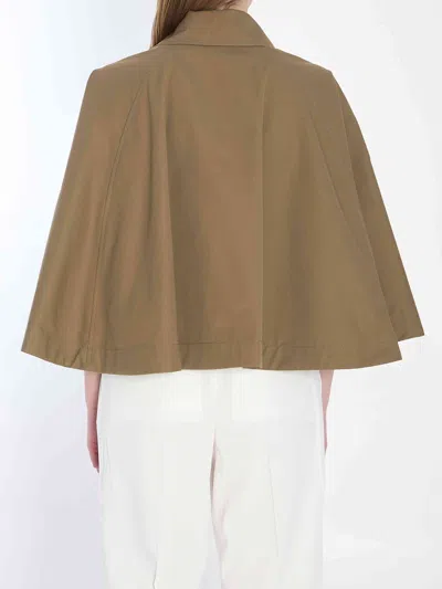 Burberry Water-repellent Button-up Cape