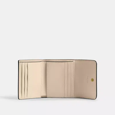 Coach Mila Small Flap Wallet In Colorblock