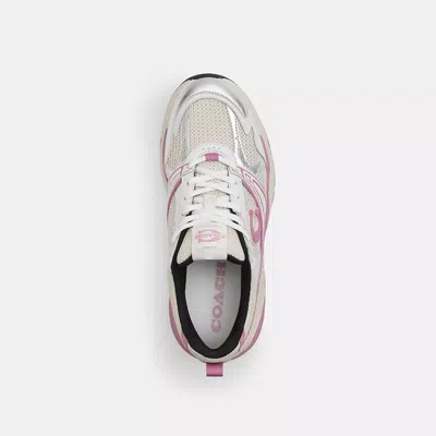 Coach Mesh Sneaker In Neutral