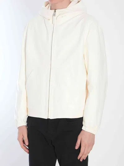 Dolce & Gabbana Reversible Leather Jacket Hood Drawstring