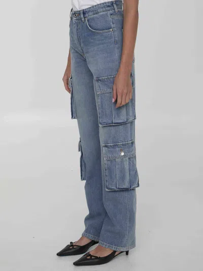 Dolce & Gabbana Multi-pocket Cargo Denim Trousers