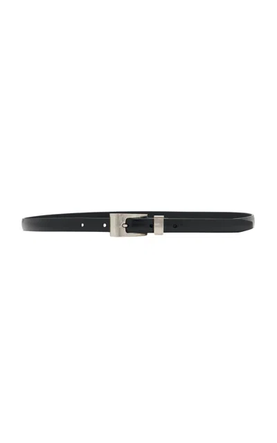 The Row Silver-tone Buckle Downtown Belt