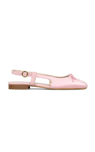 Hai Pink Reqins Edition Circee Ballerina Flats In Pink