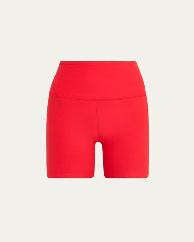 Beyond Yoga Powerbeyond Strive Biker Short In Retro Red In Red