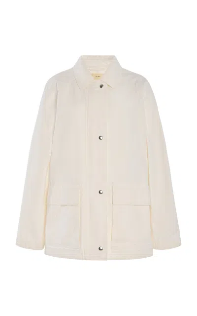 The Row Elodianna Long-sleeve Cotton Utility Jacket