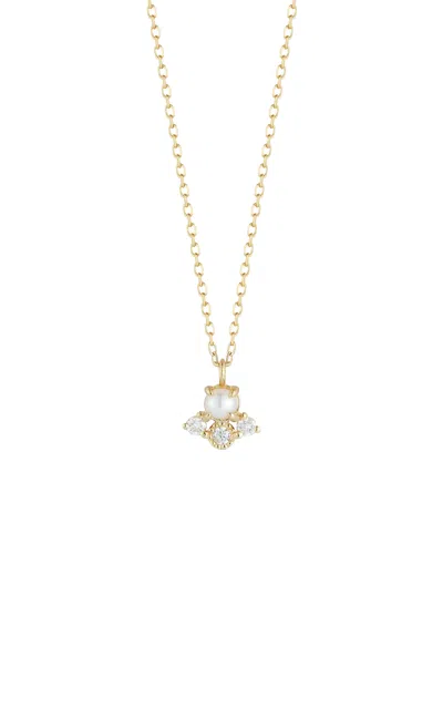 Mateo The Little Things Pearl And Diamond Necklace