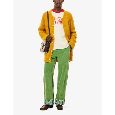 Valentino Short Sleeves Graphic Print In Neutral