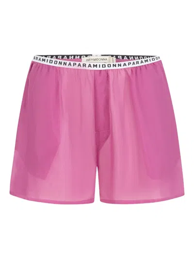 半透明粉色四角裤