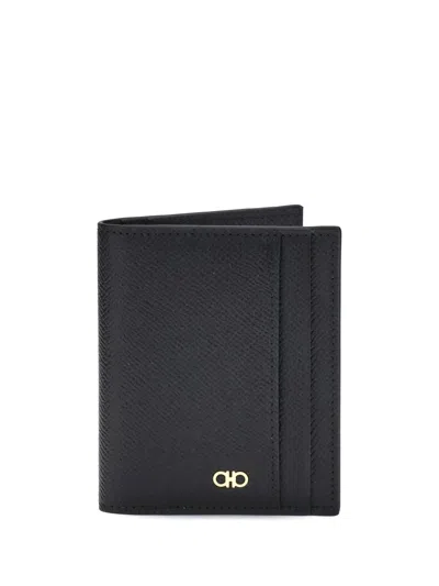 Ferragamo Bi-fold Cardholder Slots In Black