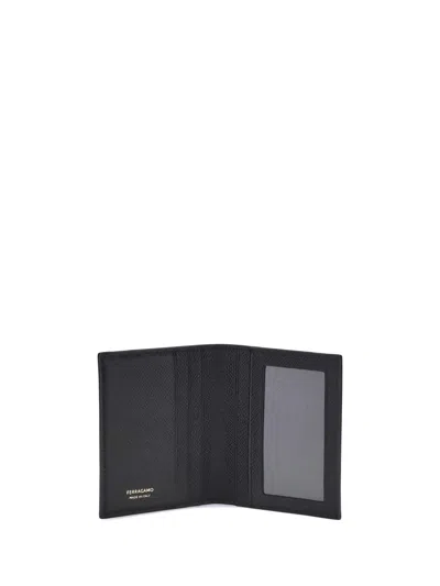 Ferragamo Bi-fold Cardholder Slots In Black