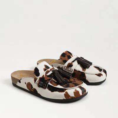 Sam Edelman Astrid Mule Brown Cow Print Calf Hair In Multi