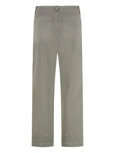 Askk Ny Paint-splattered Trousers In Green