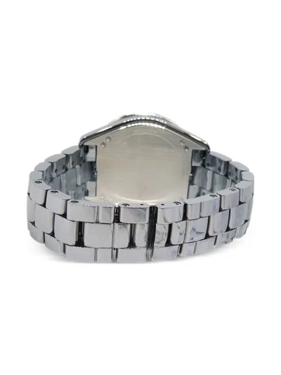 Pre-owned Chanel 2013 Ceramic J12 Gmt 41mm In Blue