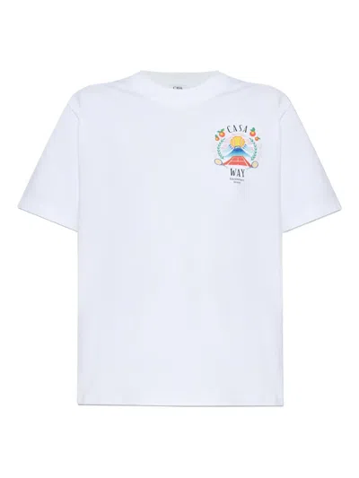 Casablanca Regular Fit T-shirt In White