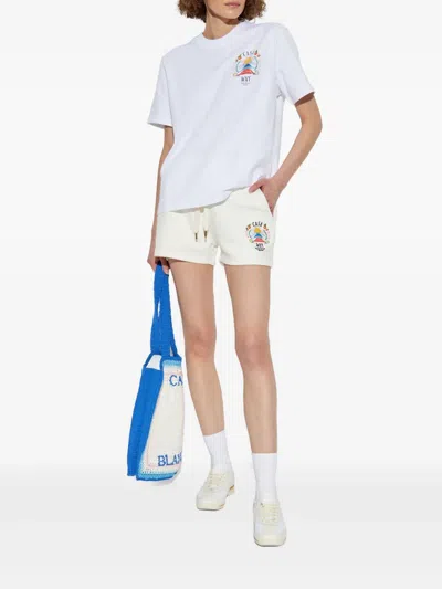 Casablanca Regular Fit T-shirt In White